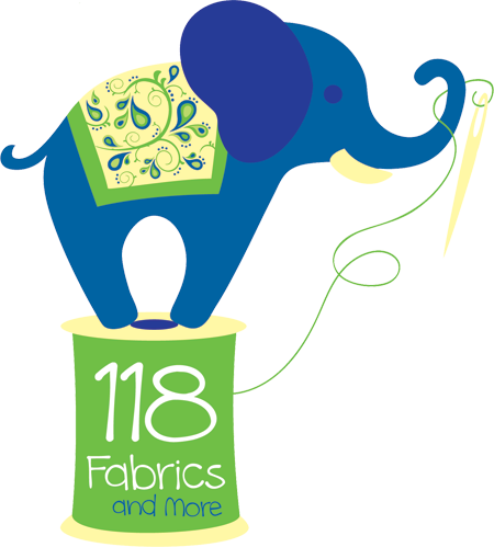 118 Fabrics & More Logo