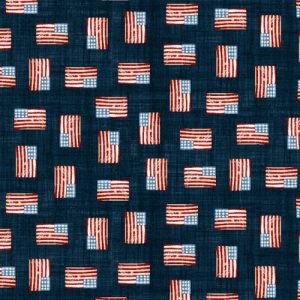 All American Road Trip – Flags Cotton Fabric