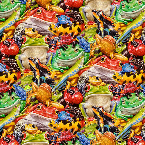 Frogs Fabric