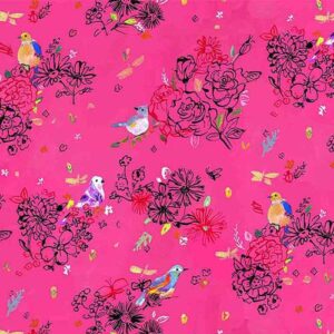 Bird Floral - Multi Fabric