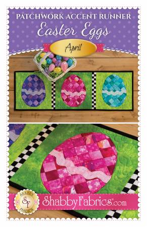 Easter Eggs Runner Pattern Fabric