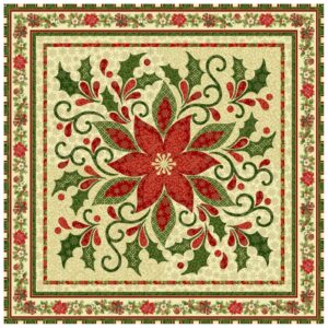 Poinsettia Pattern Fabric