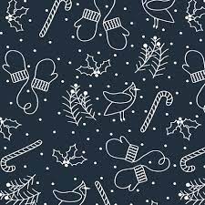 Jingle Bell - Whimsical Winter - Blue Fabric