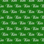 Nice Fabric Green