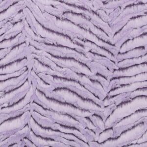 Luxe Cuddle - Frosted Zebra - Iris Fabric