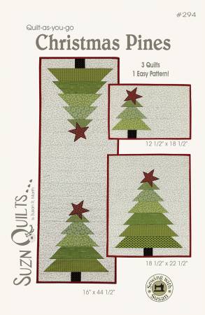 Christmas Pines Pattern Fabric