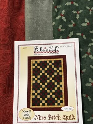 holiday Christmas fabric quilt kit 3 yards