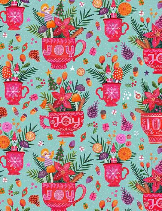 Dear Stella – Joy in a Mug Cotton Fabric