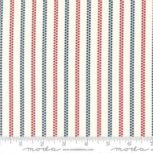 American Gatherings II - Dot Stripes - Dove