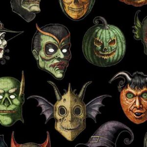 Creepsville - Creepy Face Allover - Black