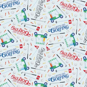 Let's Go Golfing - Carts and Words