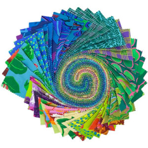 Kaffe Fassett - February 25 - Cool - 2 1/2" Strips