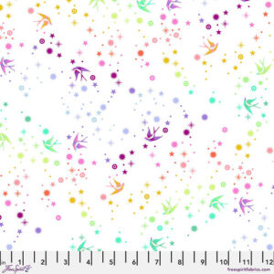 Tula Pink - Fairy Dust - White