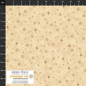 We Love Christmas - Stars & Snowflakes - Beige