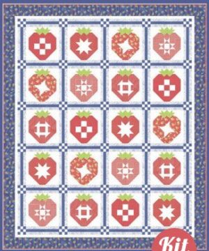 Pre-Order - Strawberry Sampler Quilt Kit - April Delivery