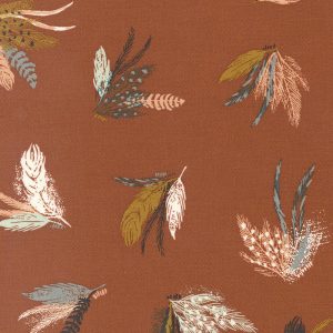 Woodland and Wildflowers - Feathers - Rust