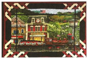 Train Wallhanging Quilt Kit