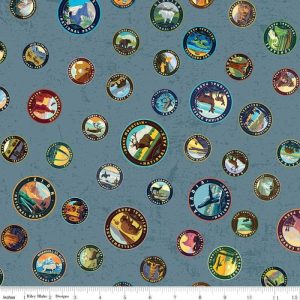 National Parks - Emblems Blue