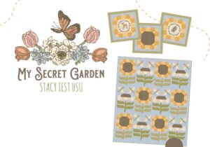Pre-Order - My Secret Garden Quilt Kit - July Delivery