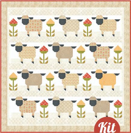 Pre-Order - Larkspur & Linen Quilt Kit - January Delivery