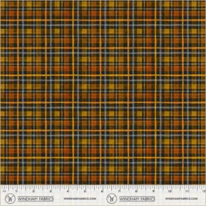 Happy Haunting - Halloween Plaid - Night