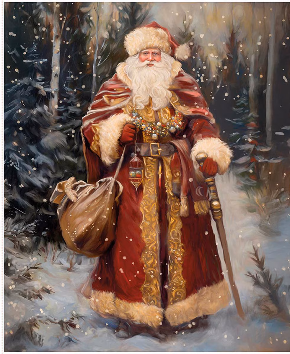 Victorian Santa Panel
