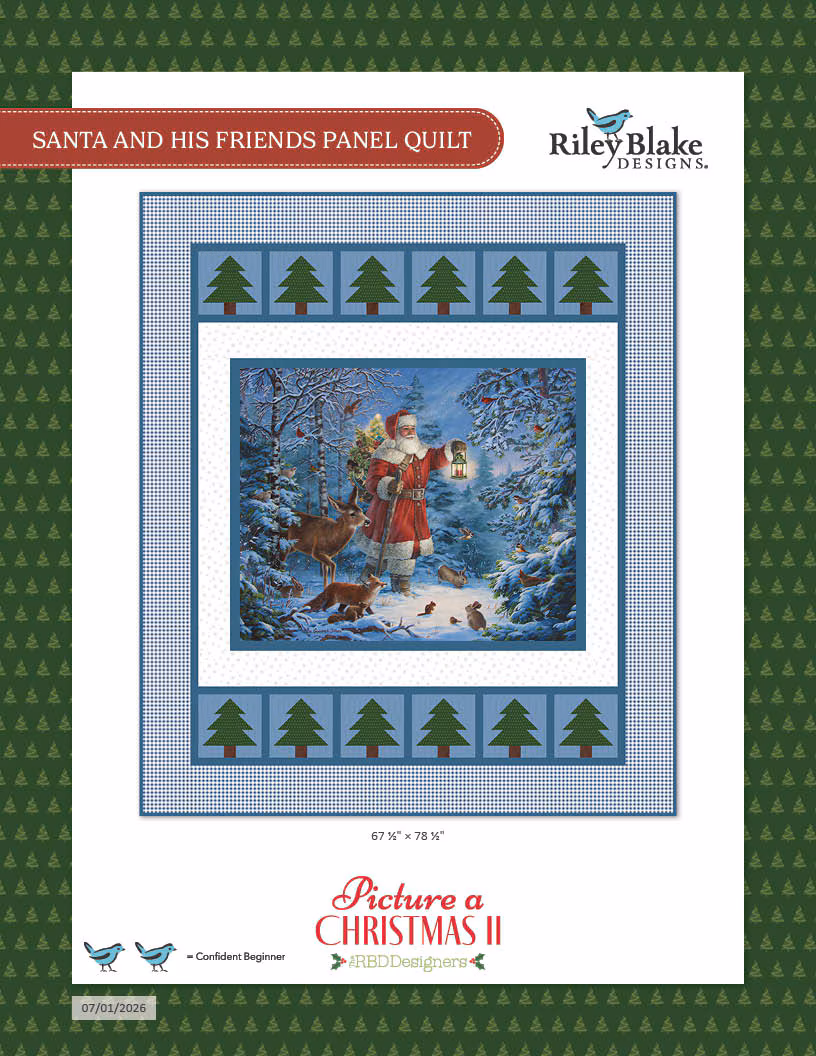 Santa and His Friends Quilt Kit